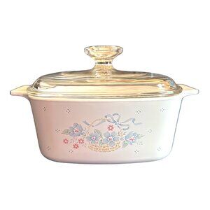 Corningware Country Cornflower 1.5 Quart Casserole Dish A-1.5-B with Lid